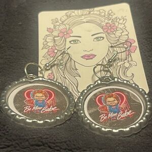 Be Mine Babe Silver Earrings